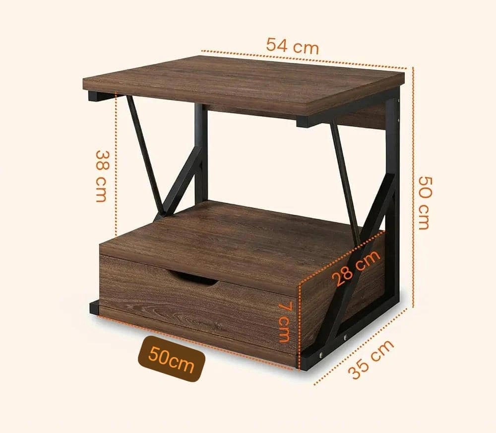 Support micro onde 2 niveaux