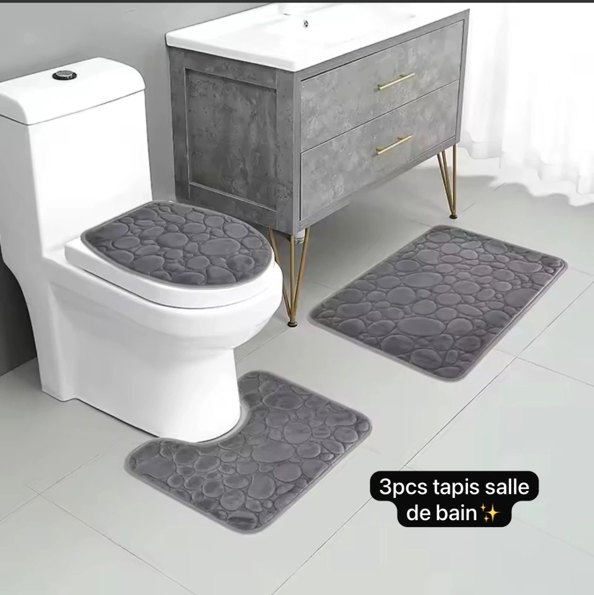 Tapis toilette